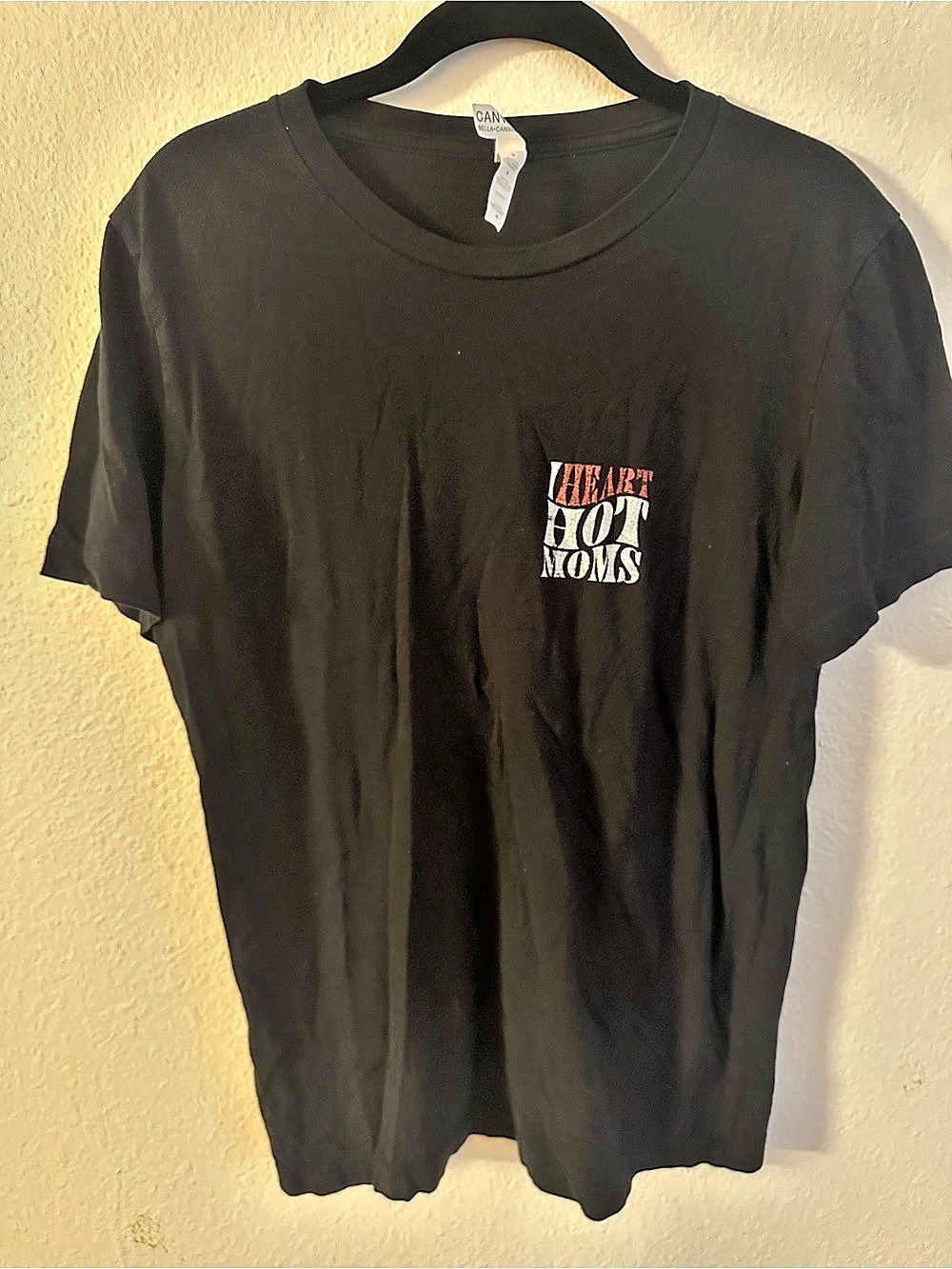 CANV BELLA+CANVAS Graphic Short Sleeve Tee Size Medium in Black